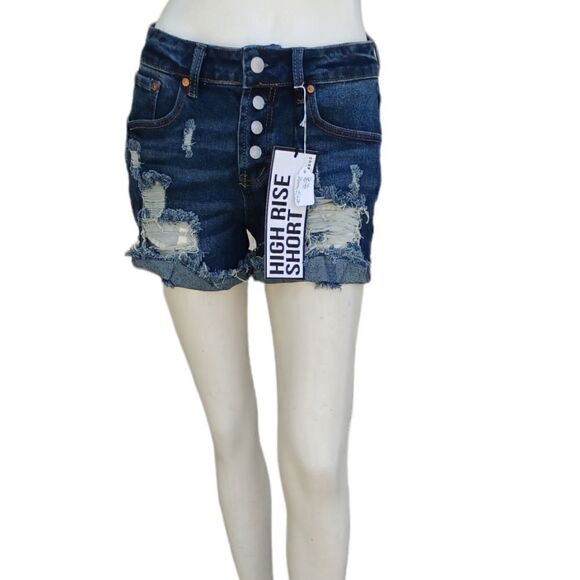 572722...Almost Famous Jean Shorts Size 5 - Picture 2 of 5